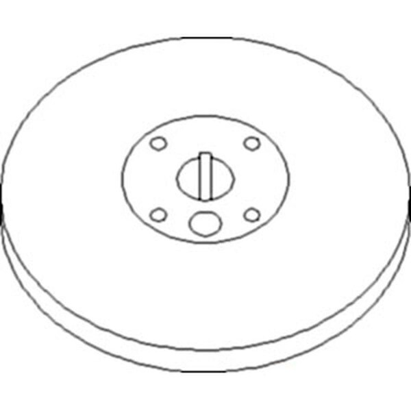 Aic Replacement Parts Cleaning Fan, Drive Pulley Fits John Deere CTS 9400 9500 9500SH WN-AH131249-PEX - main
